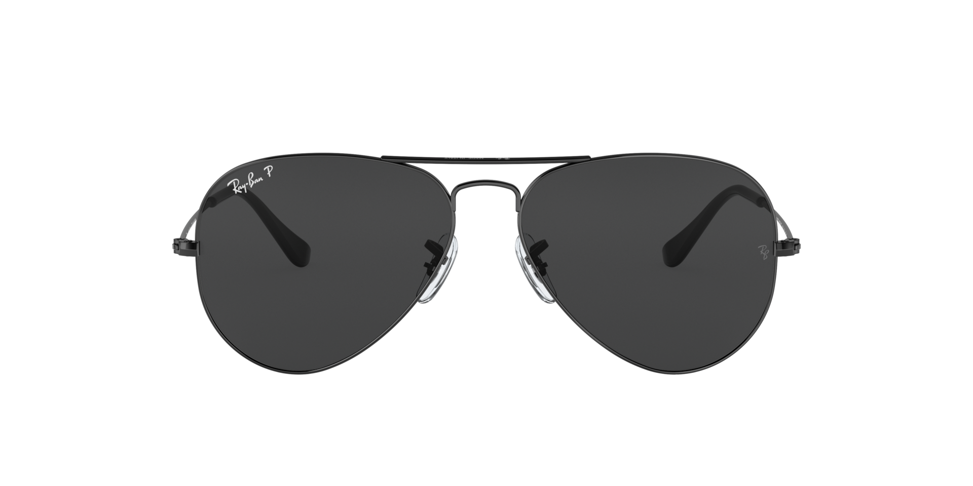 Ray-Ban Aviator サングラス ブラック Ray-Ban Aviator Total Black XL (58 - 14) with Black lenses and