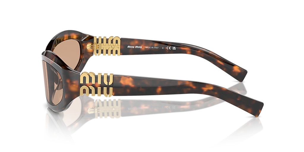Miu Miu MU 14ZS S (59 - 17) with Brown lenses and Tortoise frame