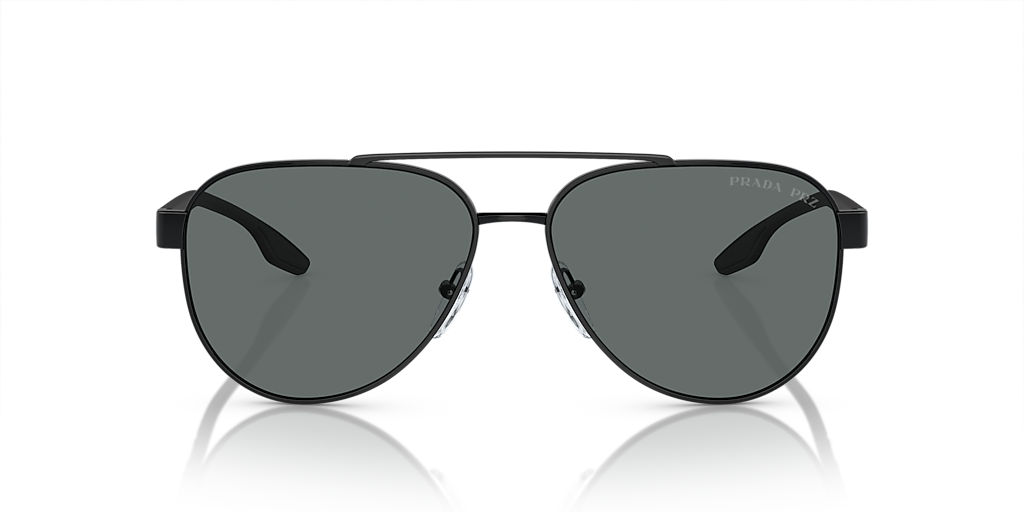 Prada Linea Rossa Lifestyle L (58 - 14) with Grey lenses and Black