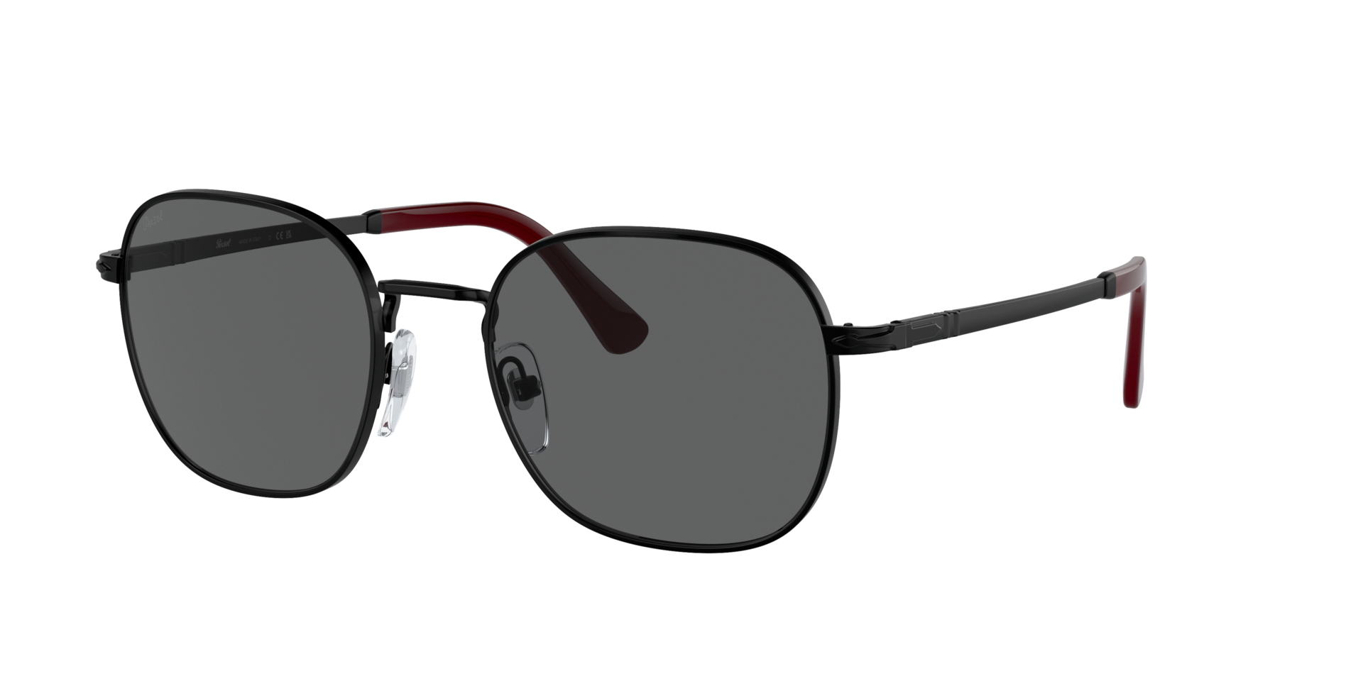 Persol Unisex Sunglass PO1009S -  Frame color: Black, Lens color: Dark Grey