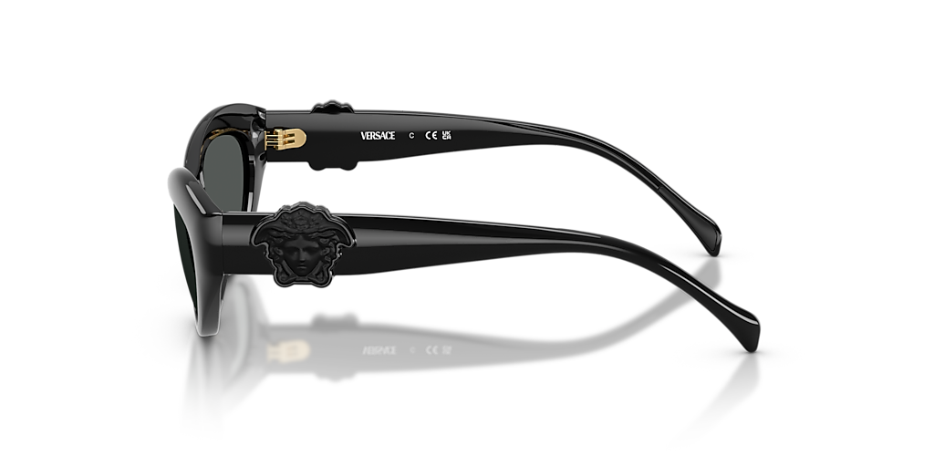 Versace VK4005U M (49 - 16) with Grey lenses and Black frame