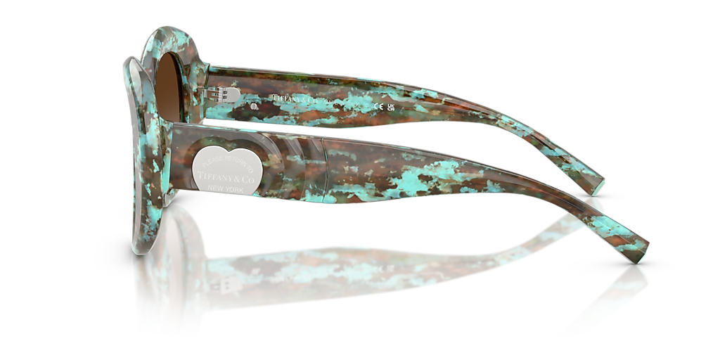 Tiffany & Co. TF4228 S (52 - 18) with Brown lenses and Tortoise