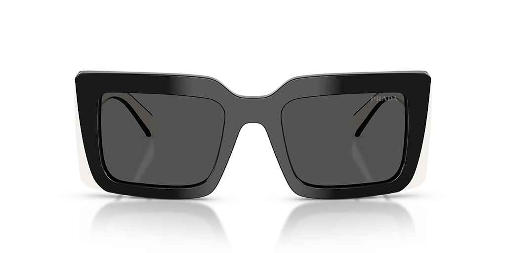 Prada PR D01S M (52 - 21) with Grey lenses and Black frame