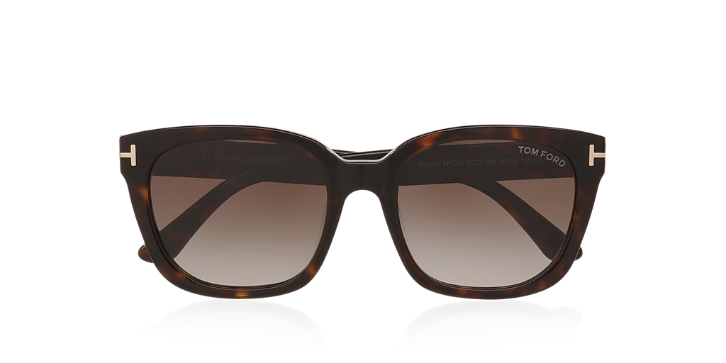 Tom Ford Haylay XL (53 - 19) with Grey lenses and Tortoise frame
