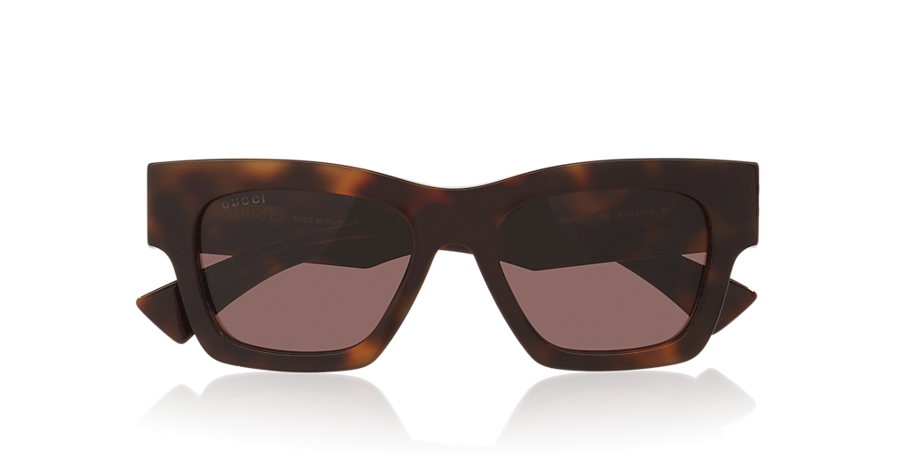 Gucci GG1835S S (52 - 18) with Brown lenses and Tortoise frame