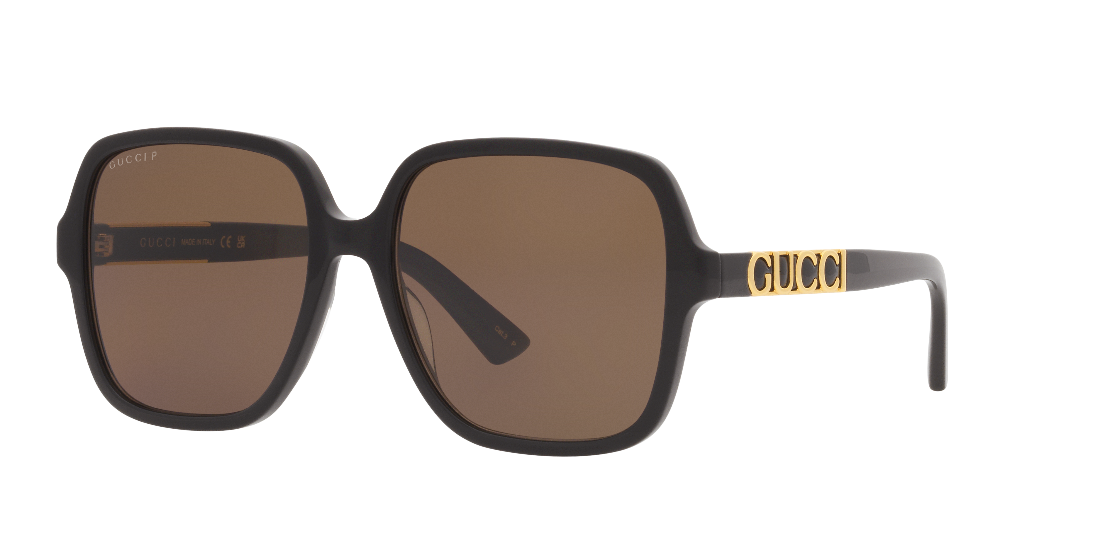 ◇GUCCI/グッチ　大型セル　サングラス　GG1189SA Gucci GG1189S XL (58 - 17) with Brown lenses and Black frame