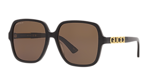 Gucci GG1494S M (57 - 17) with Blue lenses and Tortoise frame