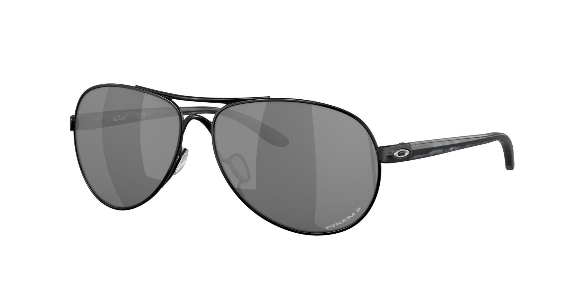Oakley Woman Sunglass Feedback -  Frame color: Polished Black, Lens color: Prizm Black Polarized