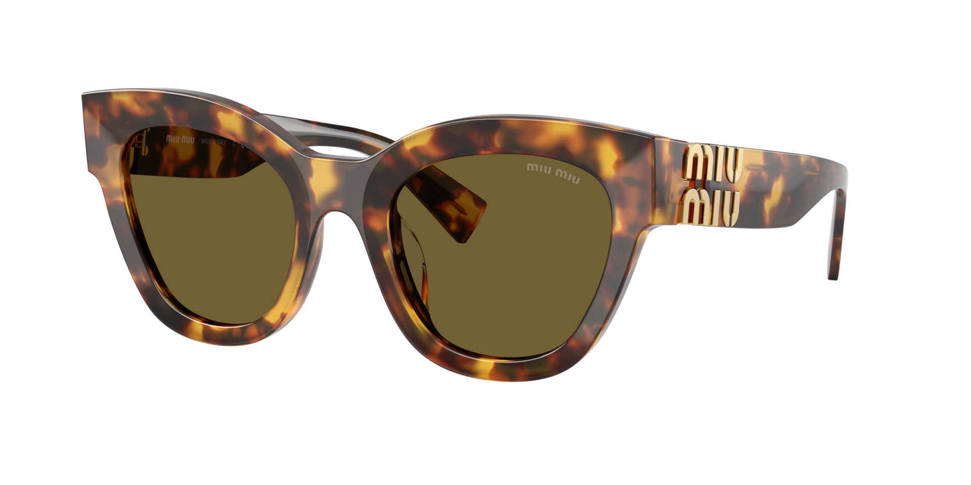 Miu Miu MU 01YS L (51 - 22) with Brown lenses and Tortoise frame