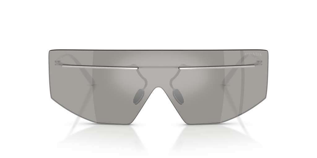 Prada PR B55S M (0 - 140) with Silver lenses and Silver frame