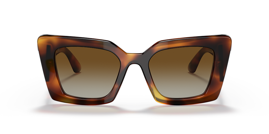 Burberry Daisy XS (51 - 20) com Lentes Marrom e Armação Tartaruga