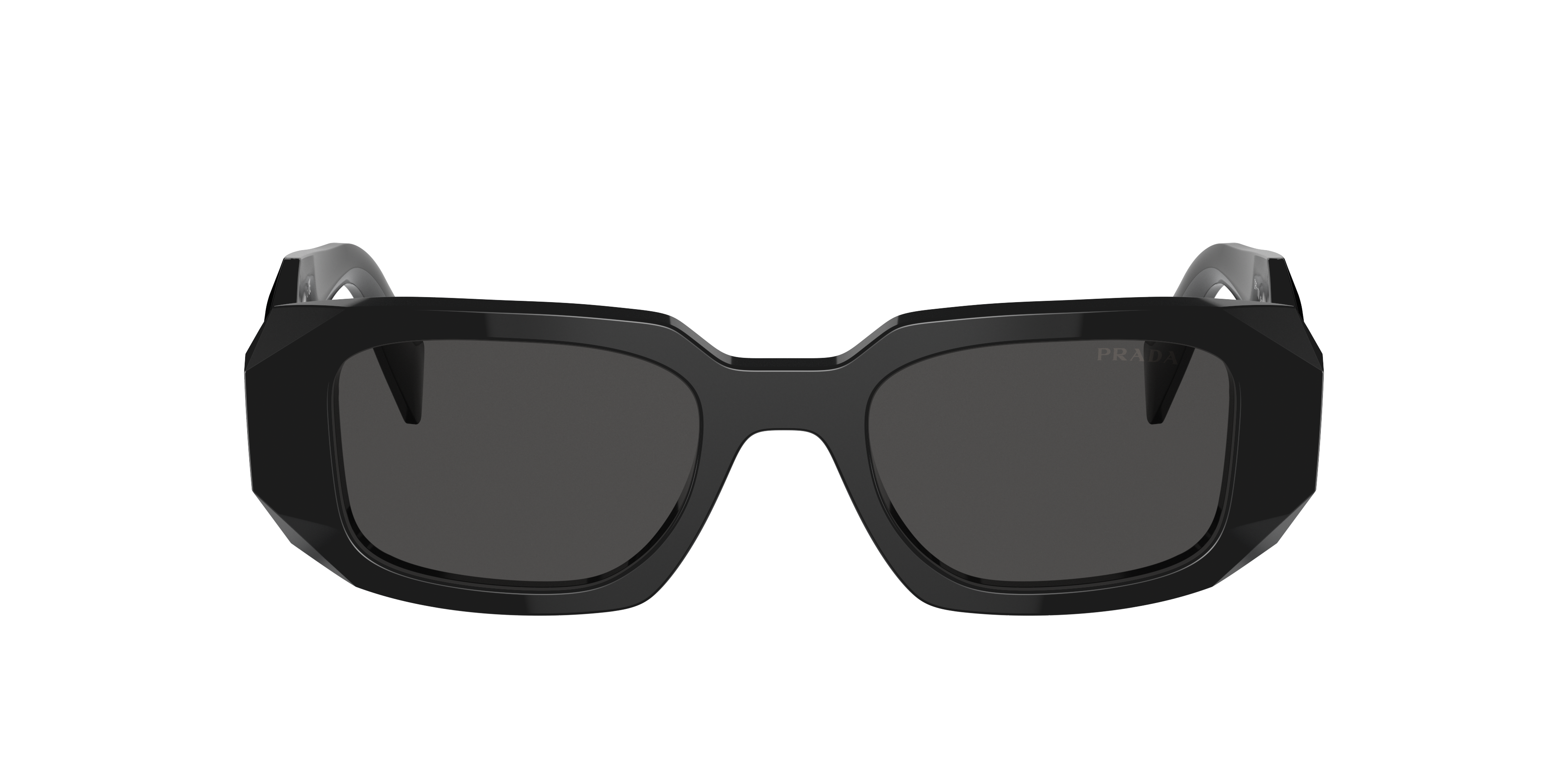 Prada PR 17WS S (49 - 20) with Grey lenses and Black frame
