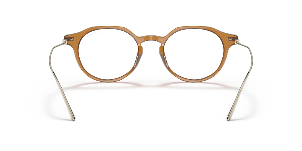 Prada PR 12YS XL (51 - 20) with Transparent lenses and Tortoise