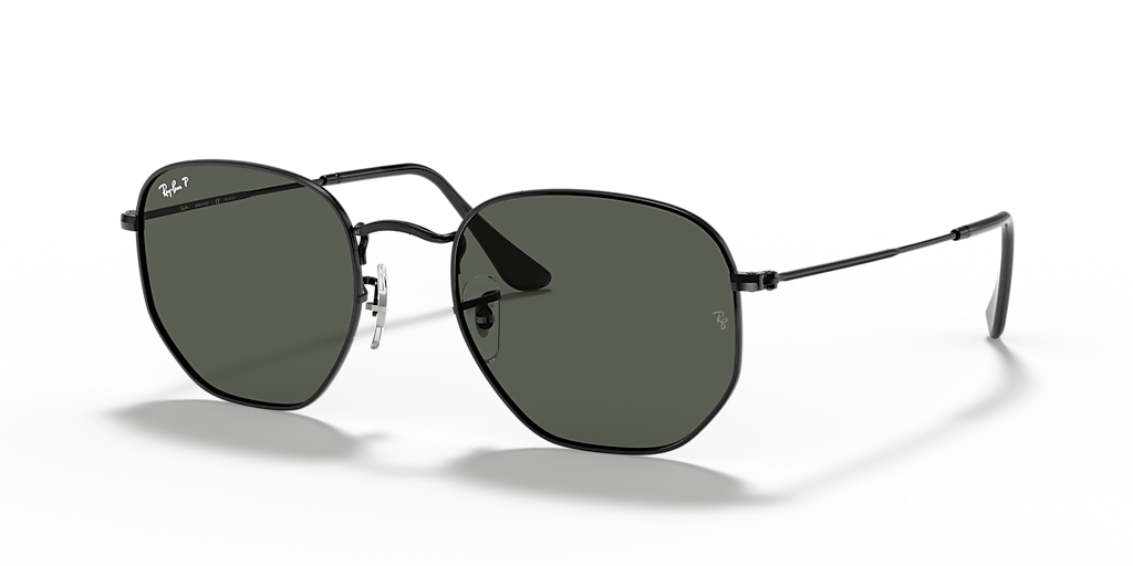 Ray-Ban サングラス ブラックレンズ RB3548-N Ray-Ban Hexagonal Flat Lenses XL (54 - 21) with Green lenses and