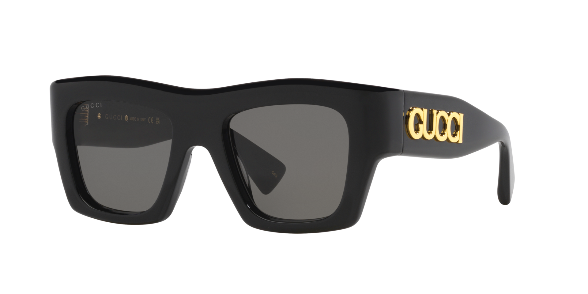 Gucci GG1772S XS (52 - 20) with Grey lenses and Black frame