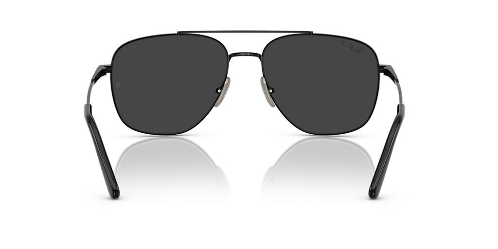 Ray-Ban William Titanium XL (59 - 17) with Black lenses and Black