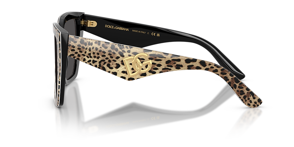 Dolce&Gabbana DG4438 M (55 - 17) with Grey lenses and Black frame