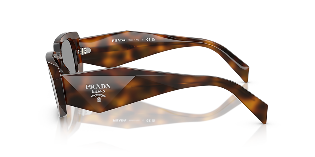 Prada PR 17WS S (49 - 20) with Grey lenses and Tortoise frame