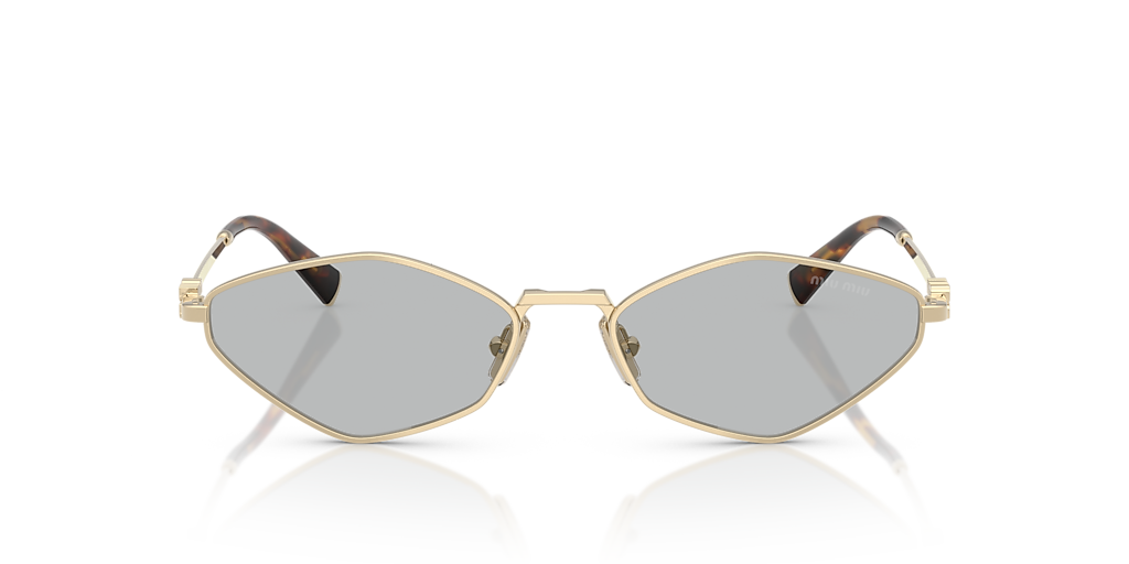 Miu Miu MU 56ZS L (56 - 17) with Grey lenses and Gold frame