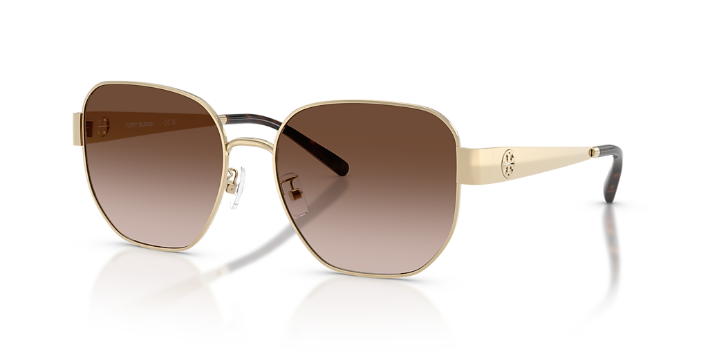 Tory Burch TY6117 L (56 - 17) with Brown lenses and Gold frame
