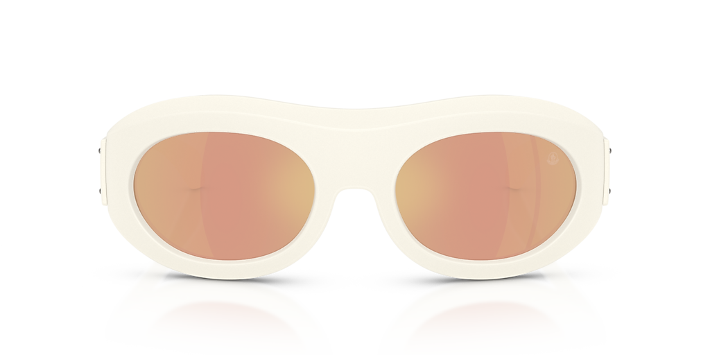Moncler Ramillon L (54 - 21) with Gold lenses and White frame