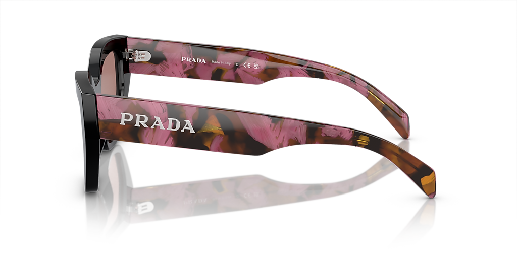 Prada PR A09S M (53 - 18) with Brown lenses and Violet frame