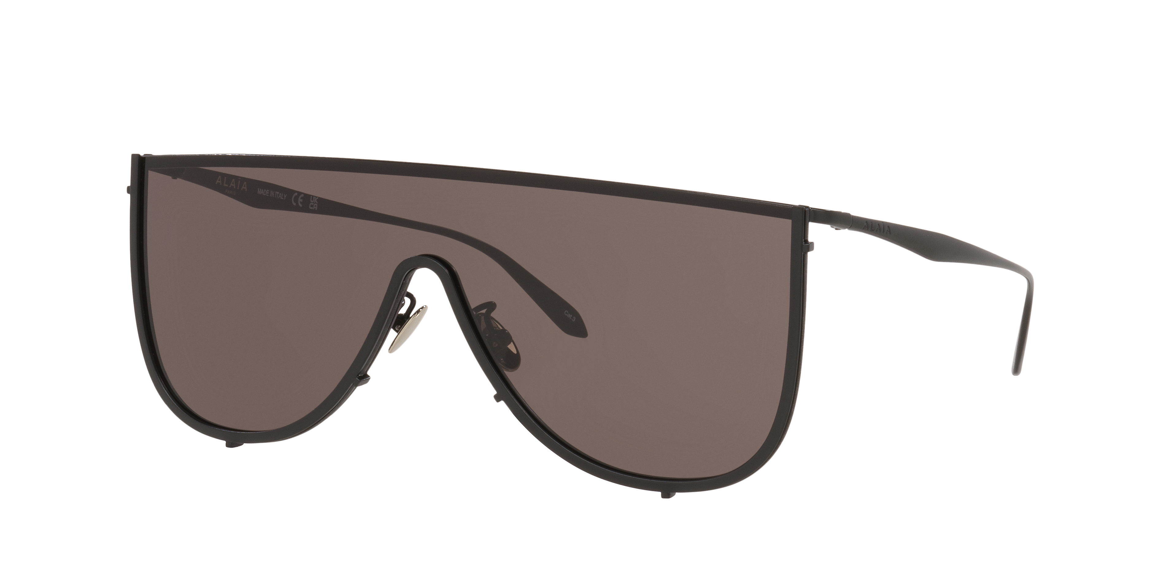 Alaia Woman Sunglass AA0094S -  Frame color: Black, Lens color: Grey