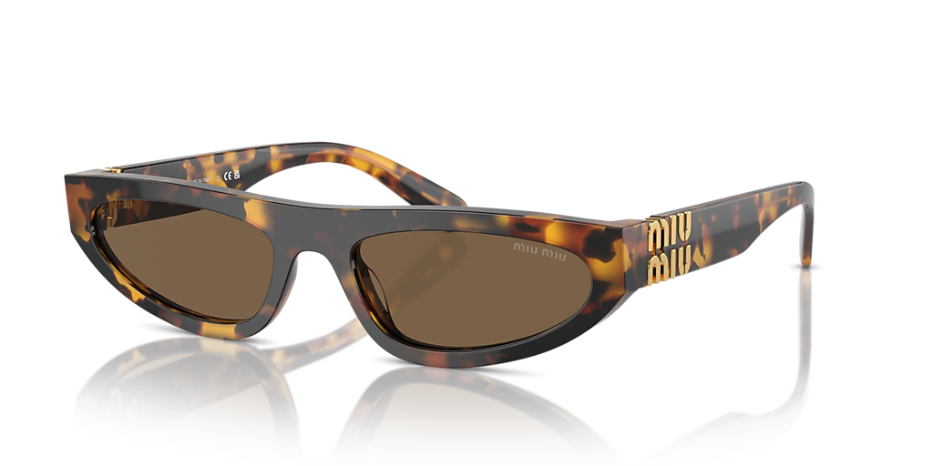 Miu Miu MU 07ZS L (56 - 19) with Brown lenses and Tortoise frame