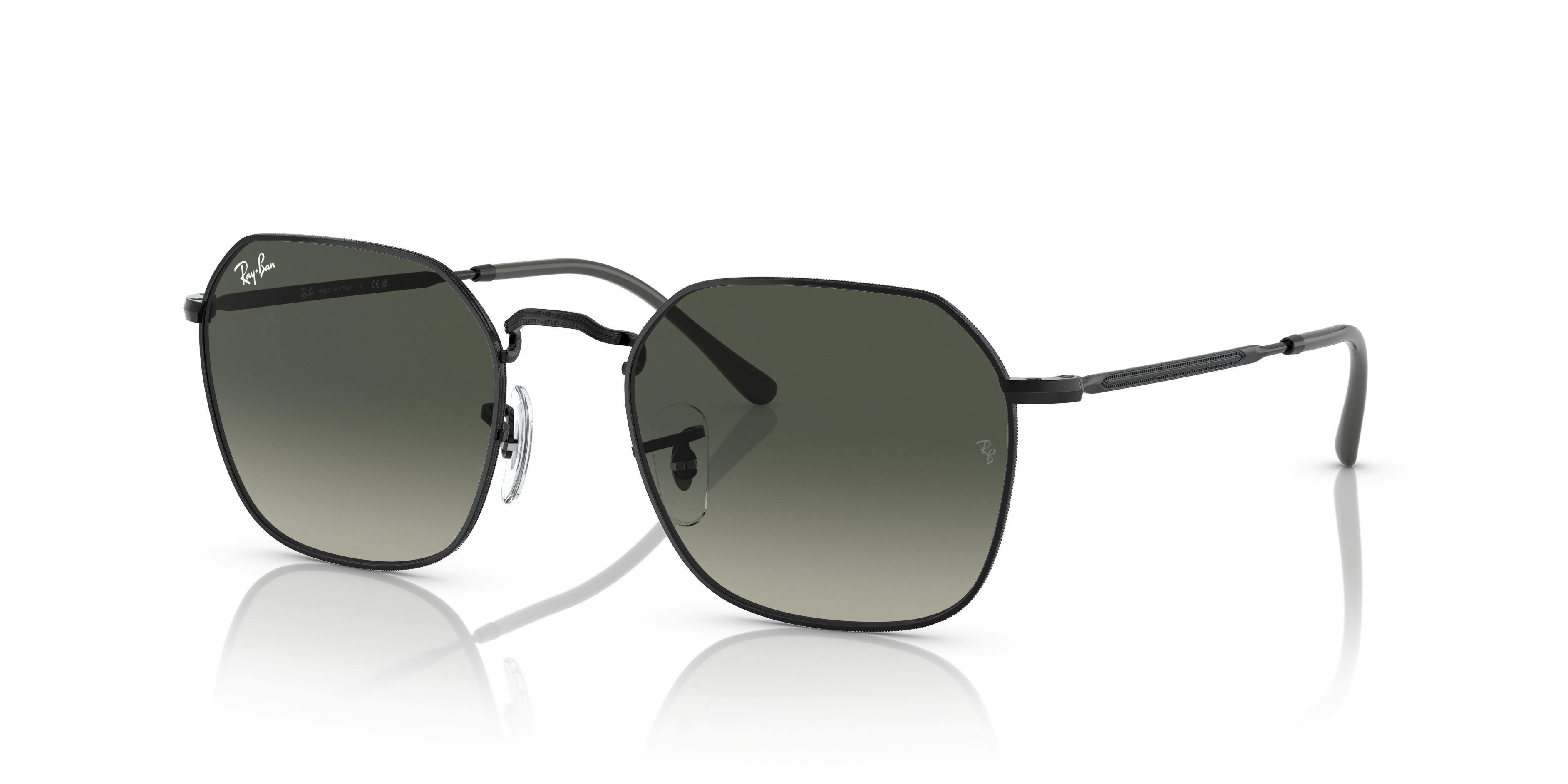 Ray-Ban Jim XL (55 - 20) with Grey lenses and Black frame