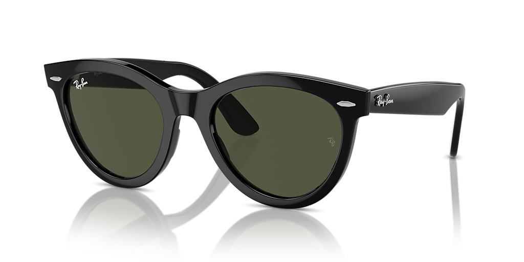 Ray-Ban Wayfarer Way XL (54 - 21) with Green lenses and Black