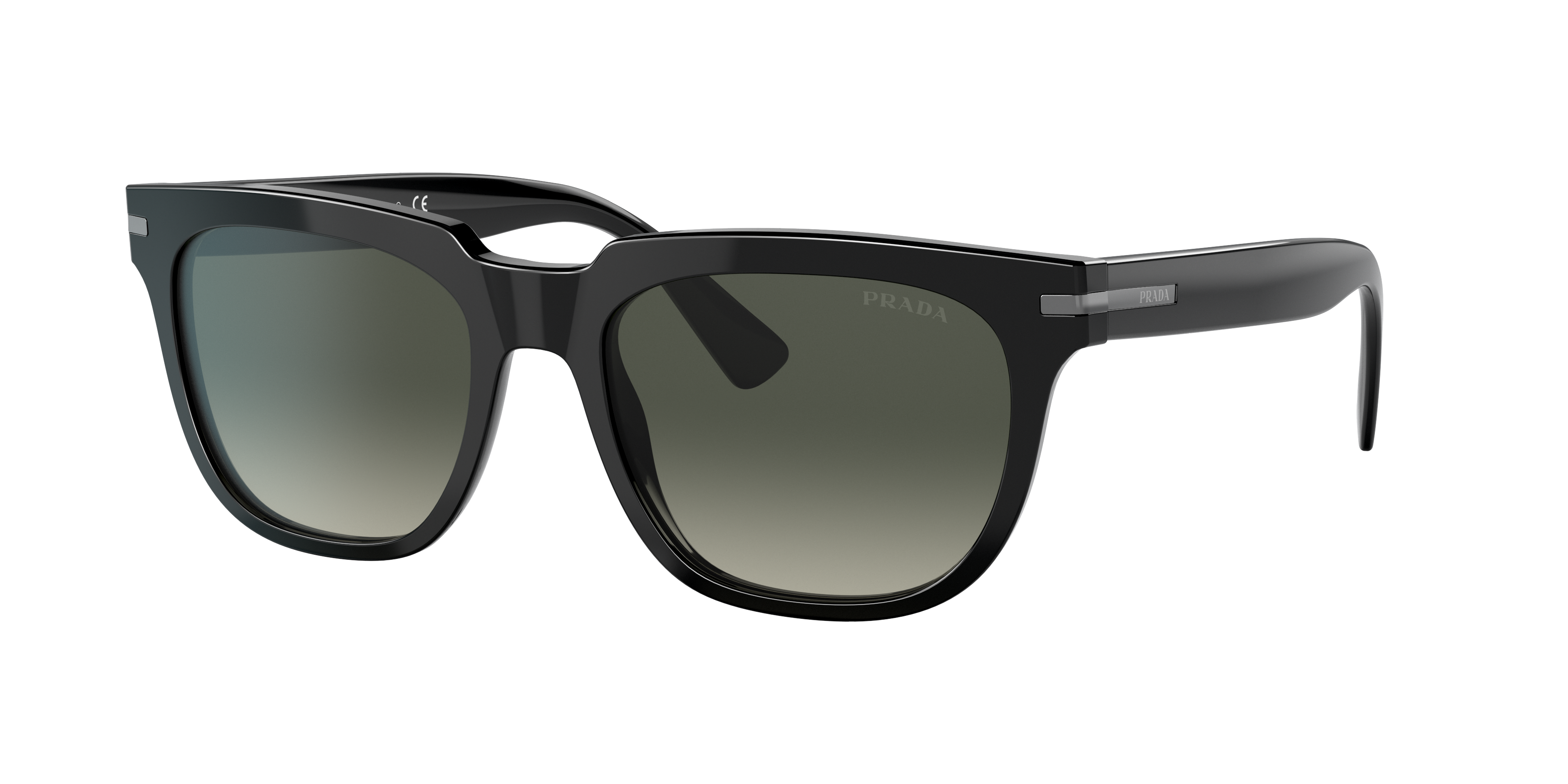 Prada PR 04YS XL (56 - 19) with Grey lenses and Black frame