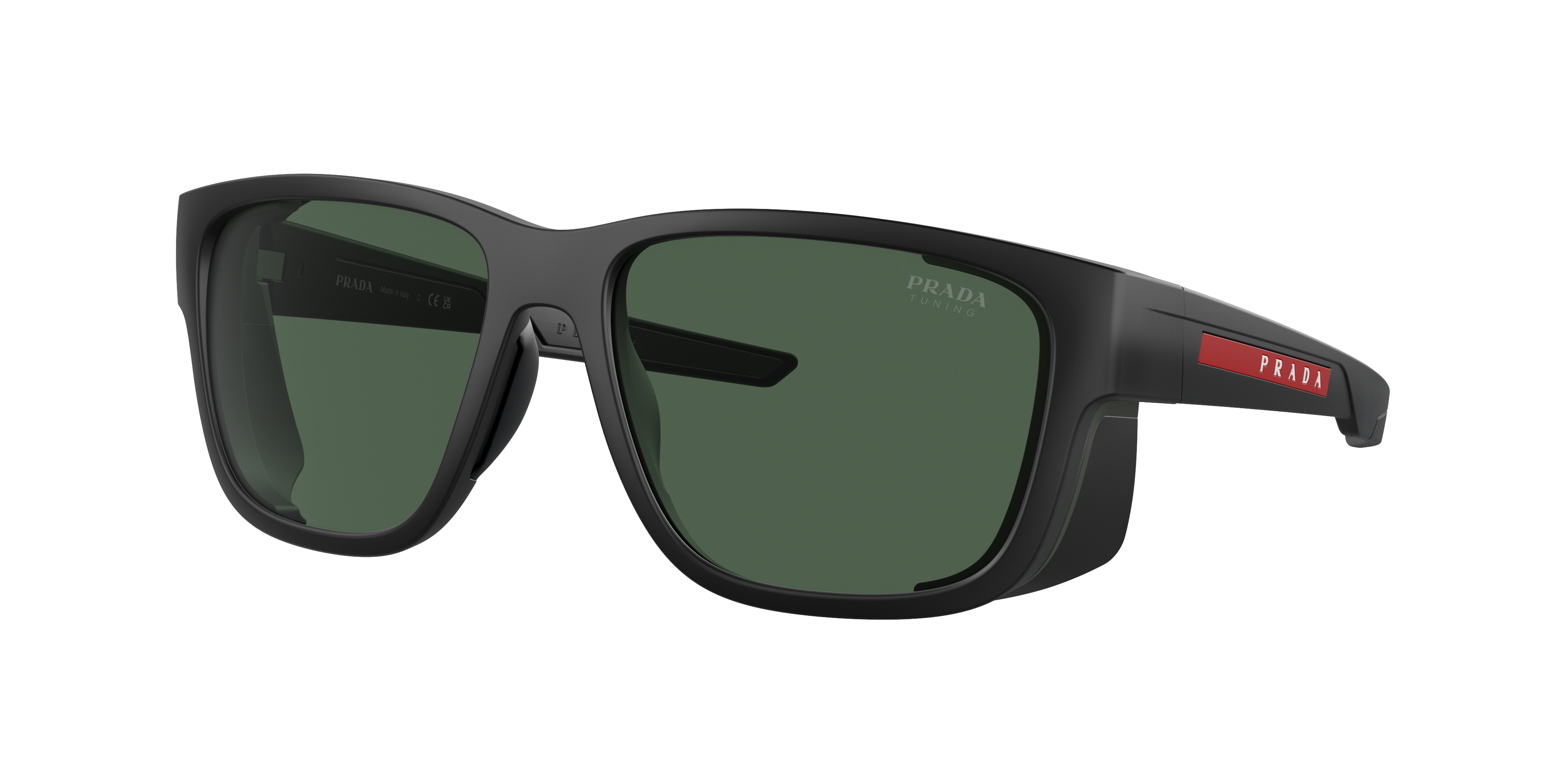 Prada Linea Rossa PS 07WS XXL (59 - 17) with Green lenses and