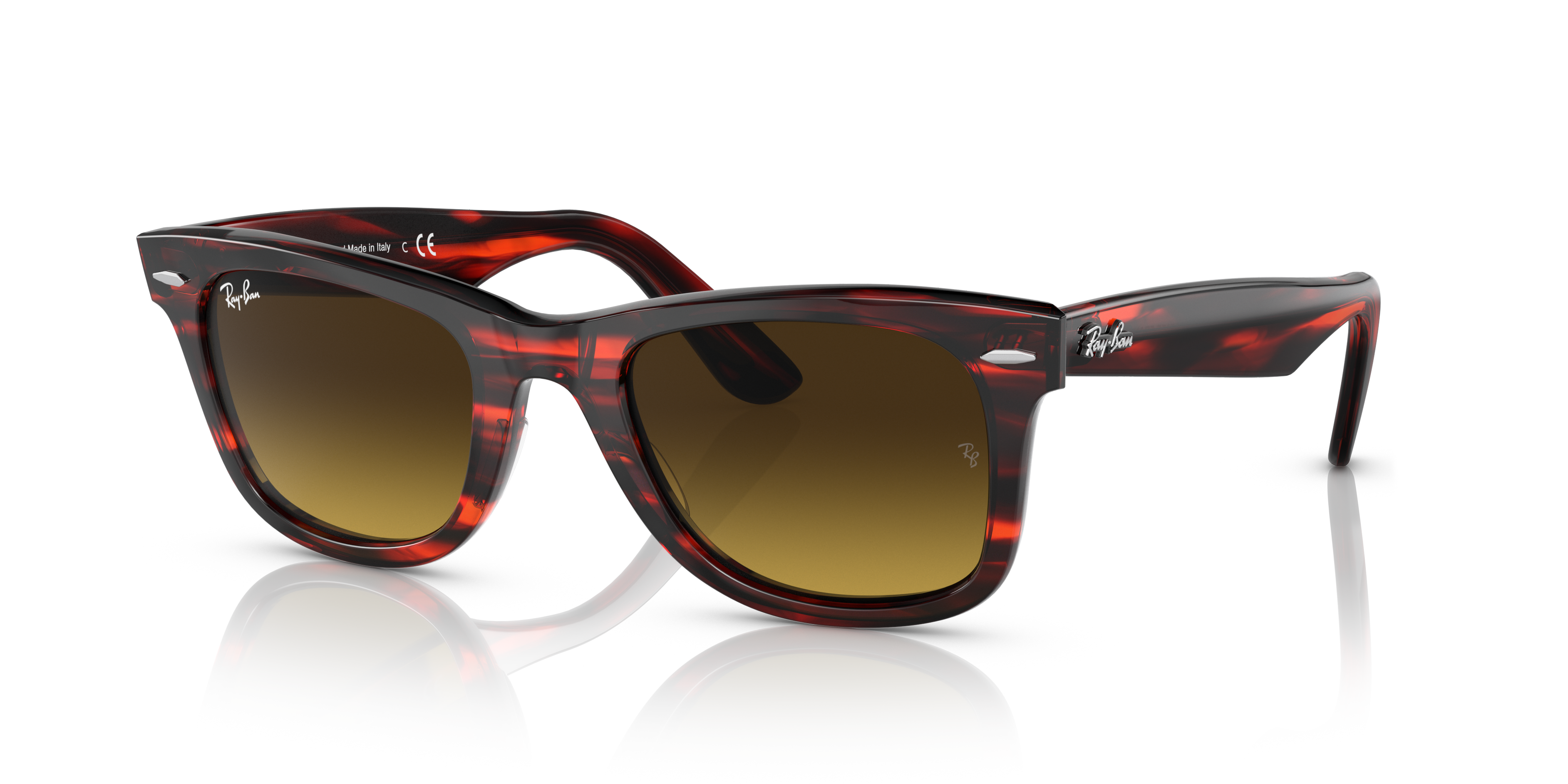 Ray-Ban Original Wayfarer Bio-Based L (50 - 22) with Brown lenses