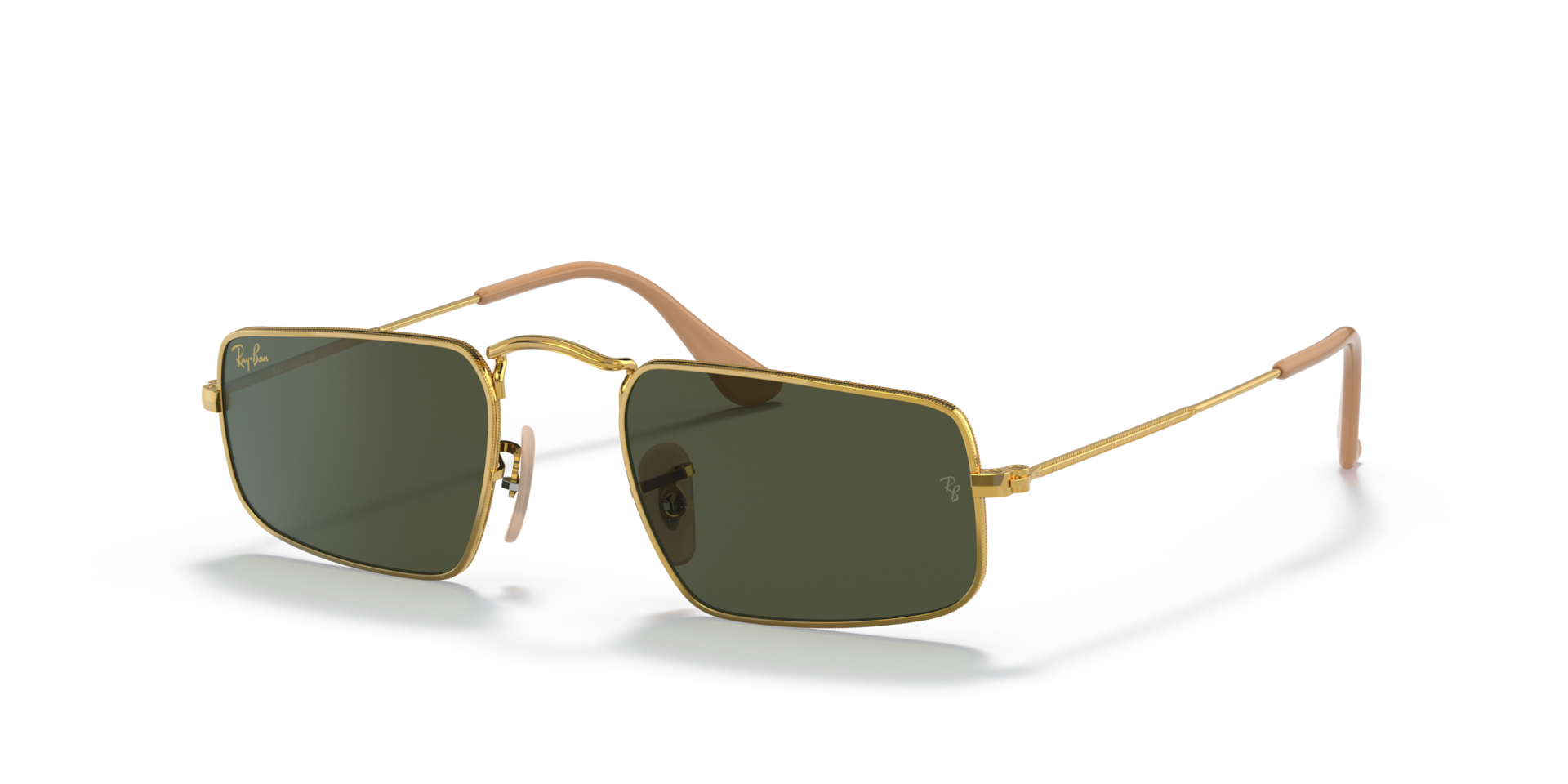 Ray-Ban Julie S (49 - 20) with Green lenses and Gold frame