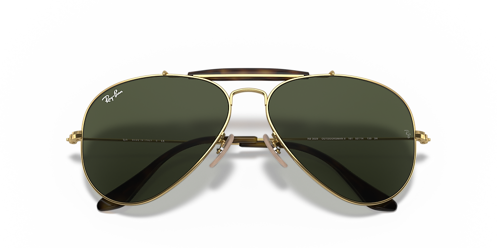 Ray-Ban Outdoorsman Havana Collection XXL (62 - 14) with Green