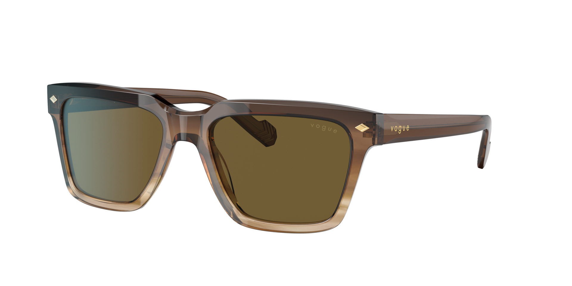 Vogue Eyewear Man Sunglass VO5404S - Frame color: Gradient Brown, Lens color: Dark Brown