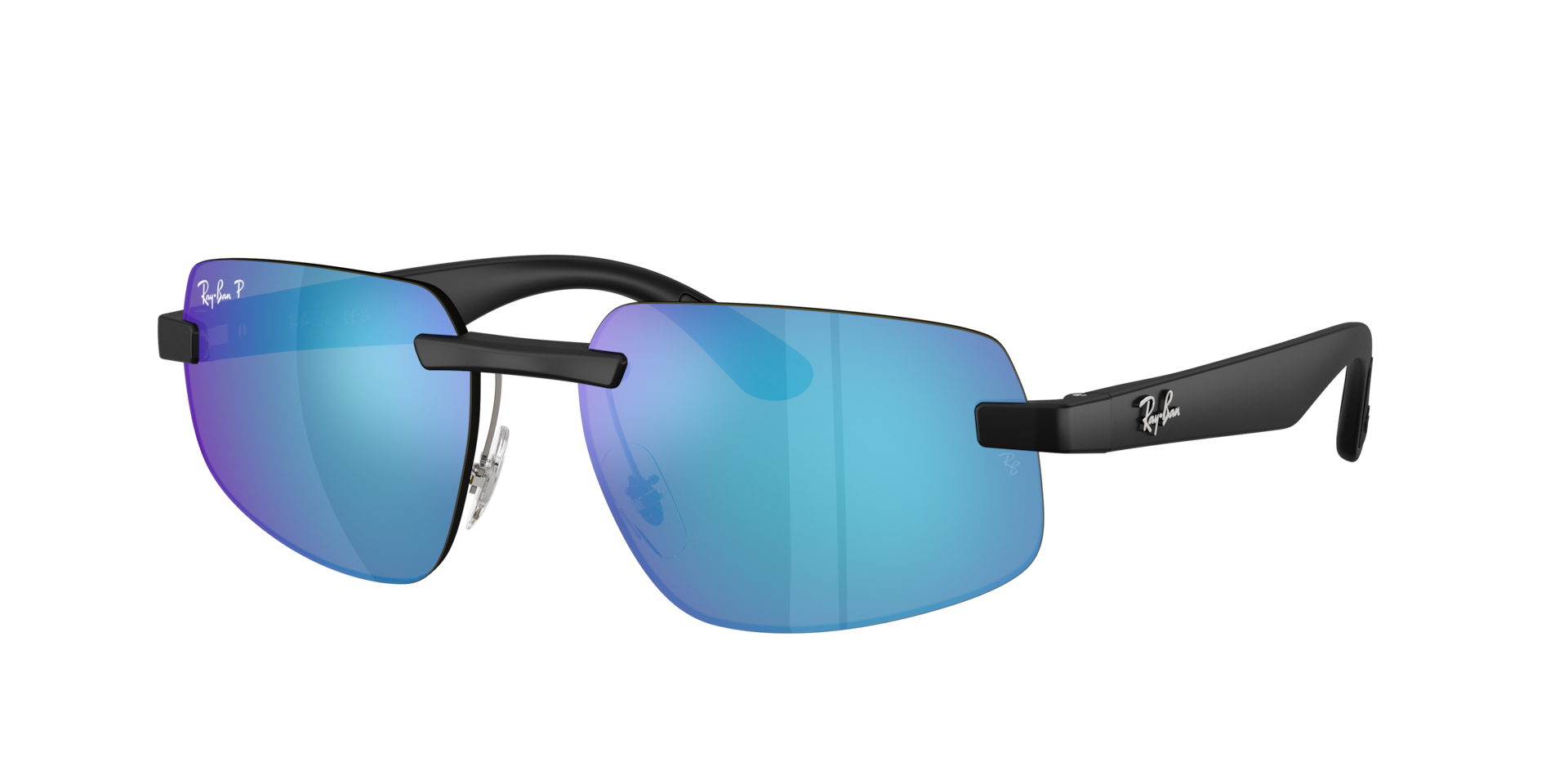 Ray-Ban Unisex Sunglass RB4475 Polarized+ Lenses -  Frame color: Sand Black, Lens color: Polarized Green
