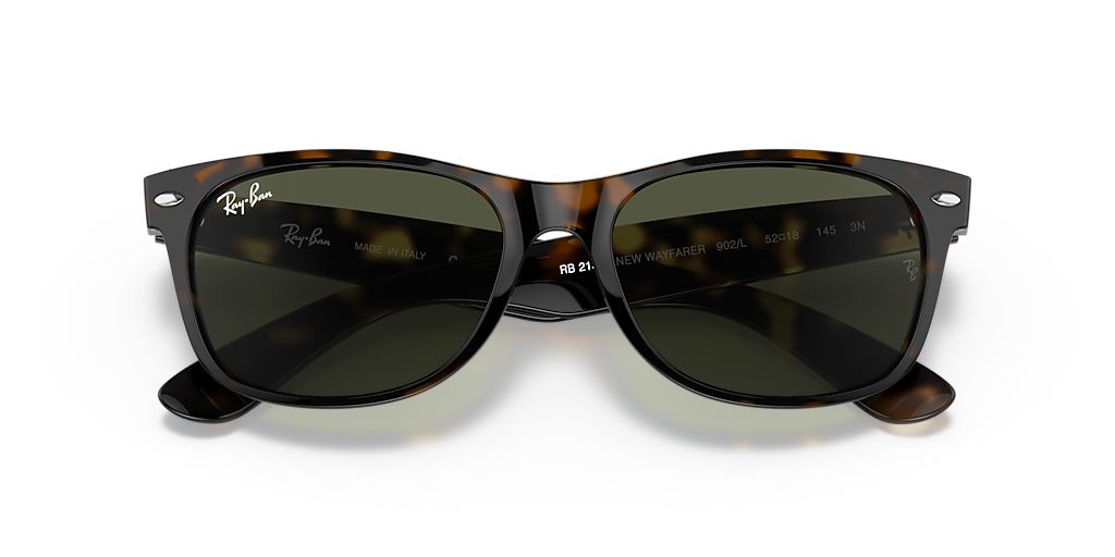 Ray-Ban New Wayfarer Classic M (55 - 18) with Green lenses and