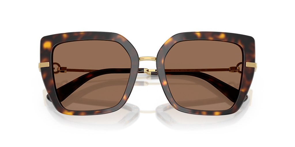 Dolce&Gabbana DG4474 XL (53 - 20) with Brown lenses and Tortoise