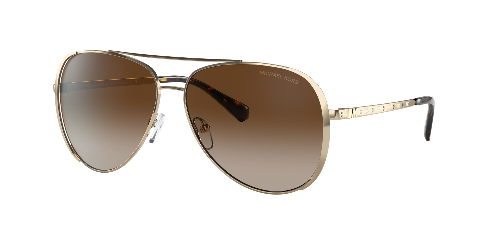 Michael Kors Femme Sunglass Chelsea - Couleur du Monture Dor clair Couleur de Lentille Dgrad Smoke 95 €