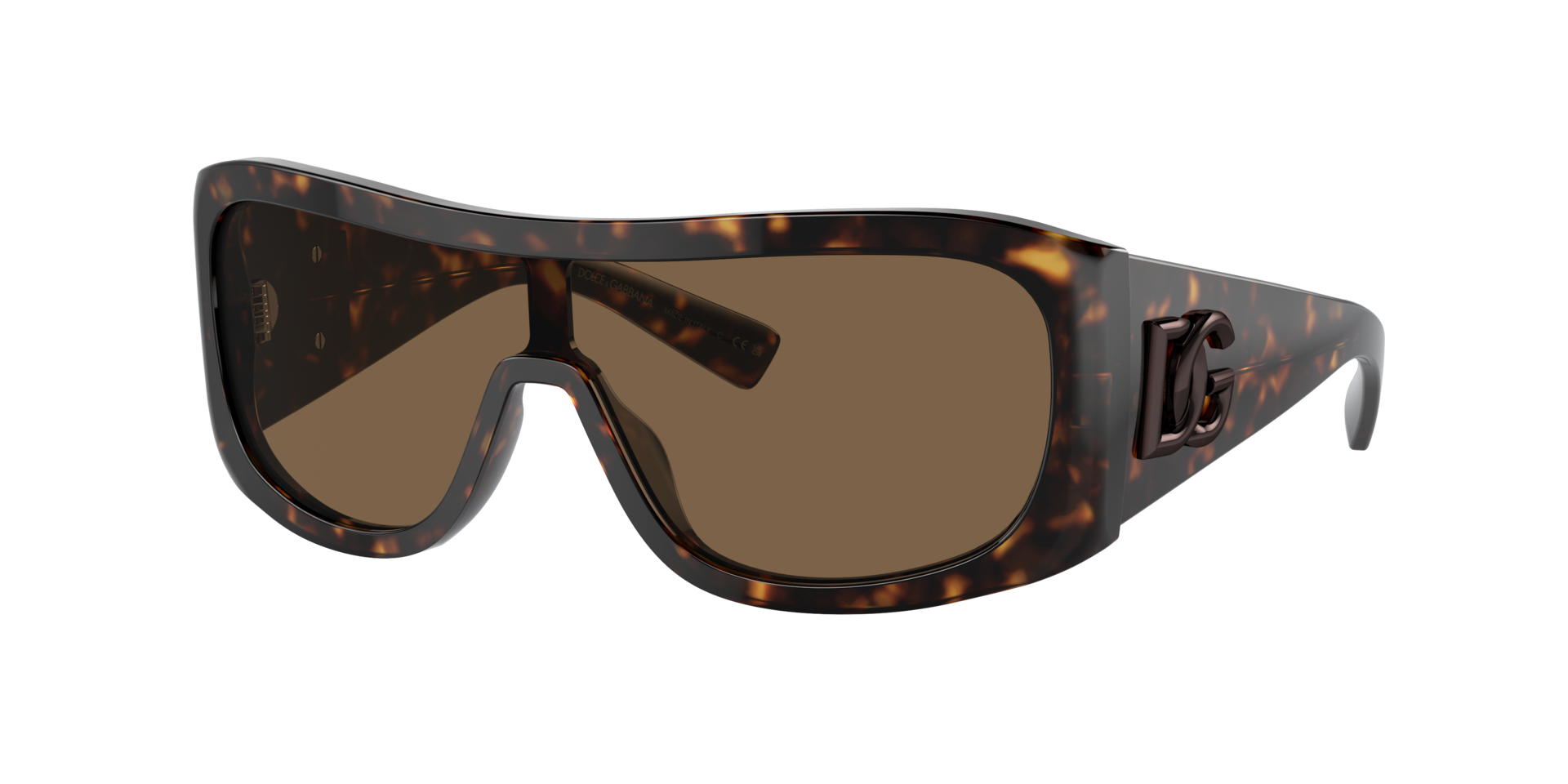 Dolce&Gabbana Mann Sunglass DG4454 - Rahmenfarbe: Havana, Linsenfarbe: Dunkelbraun