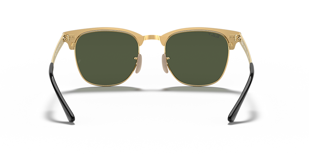 Ray-Ban Clubmaster Metal L (51 - 21) with Green lenses and Black