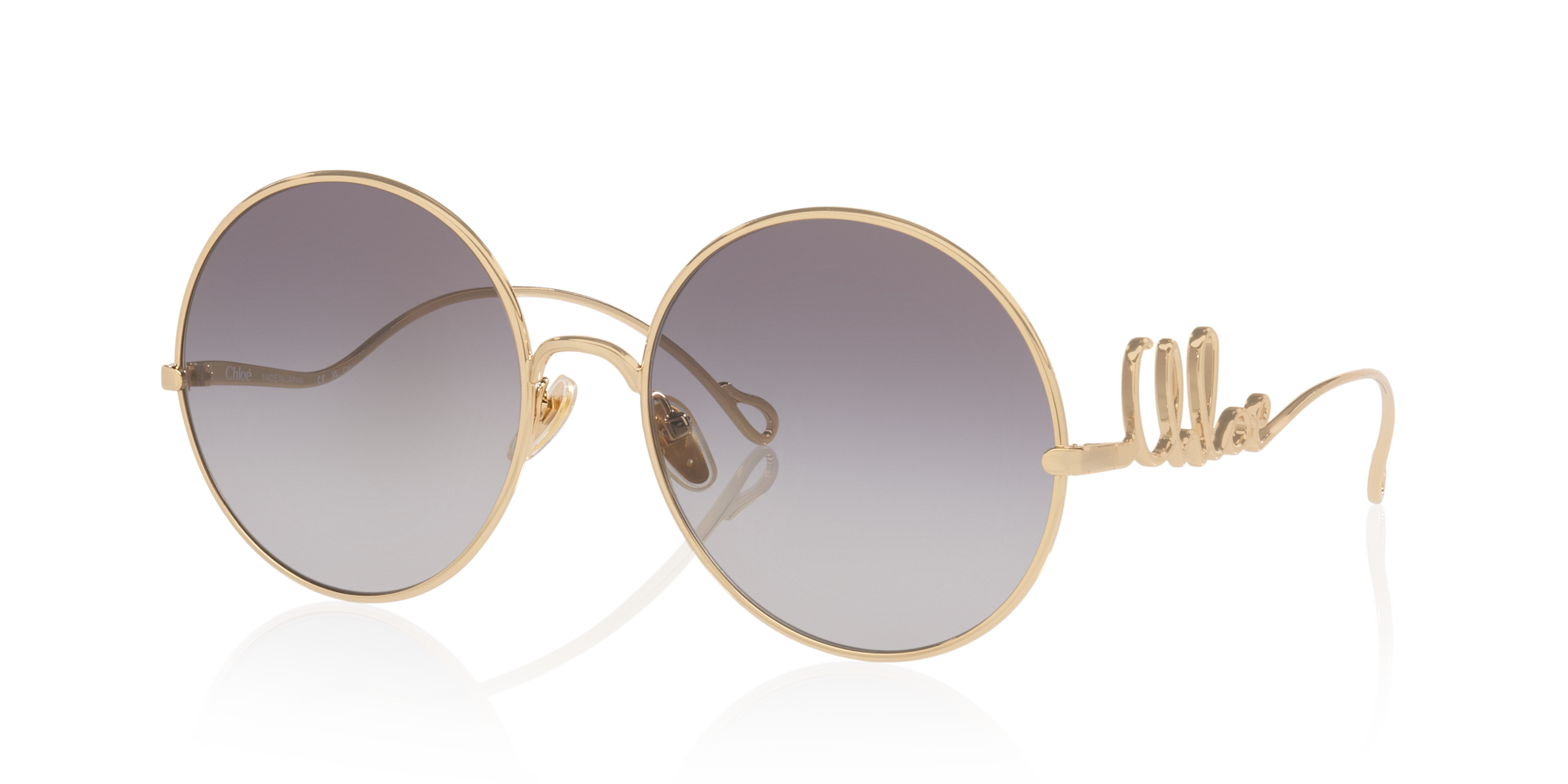Chloé CH0329S XL (60 - 19) with Grey lenses and Gold frame