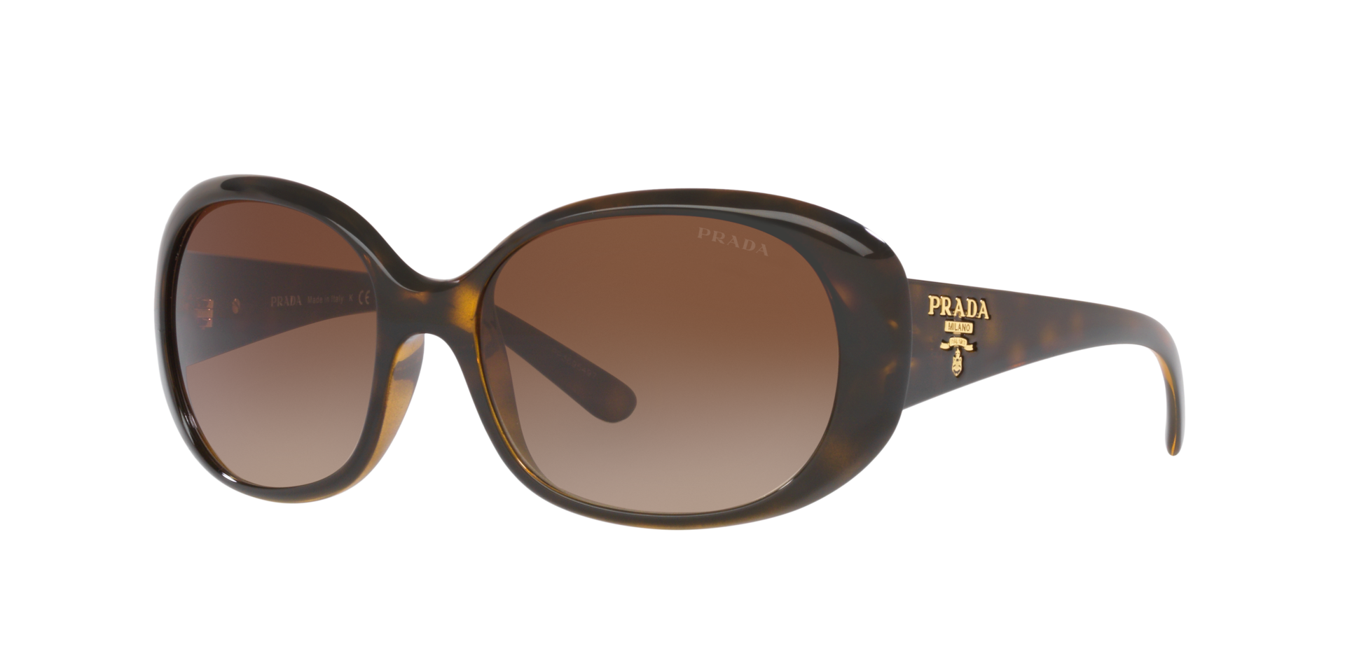 Prada Femme Sunglass PR 26OS Outlet - Couleur du Monture Havana Couleur de Lentille Dgrad marron 110 €