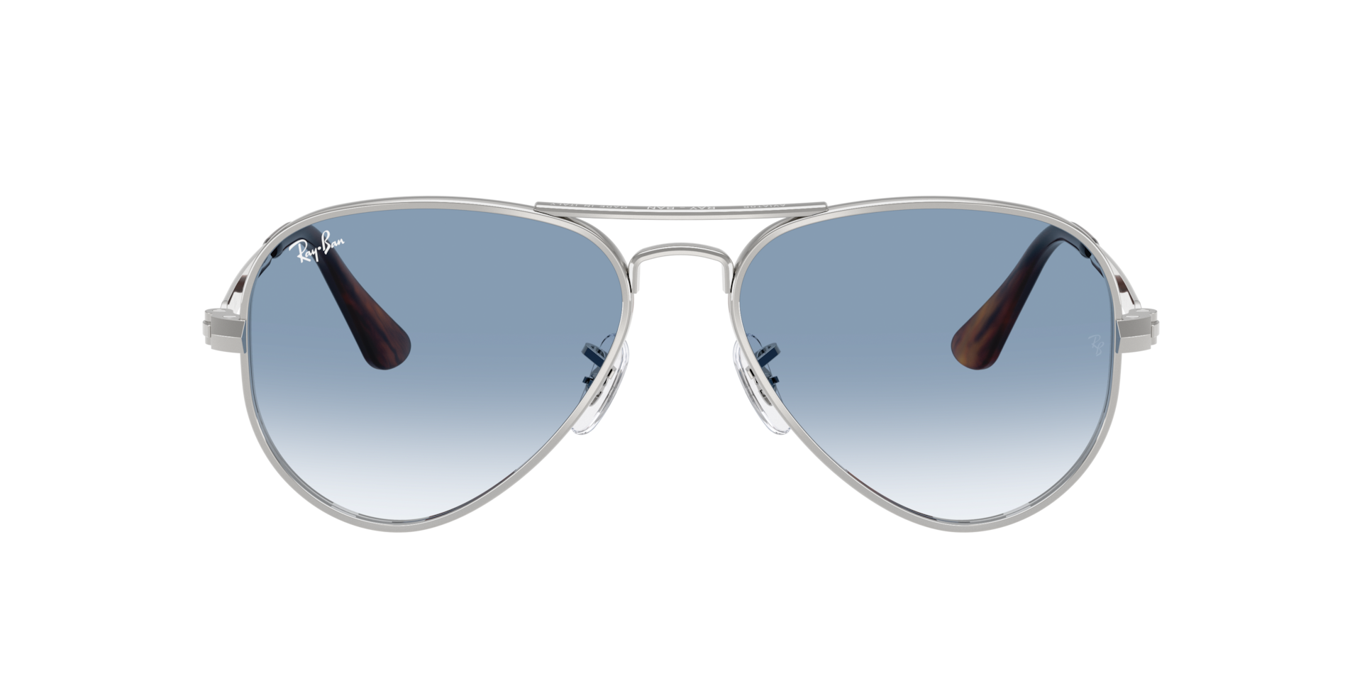 Ray-Ban AVIATOR MAX XL (58 - 16) with Blue lenses and Silver frame