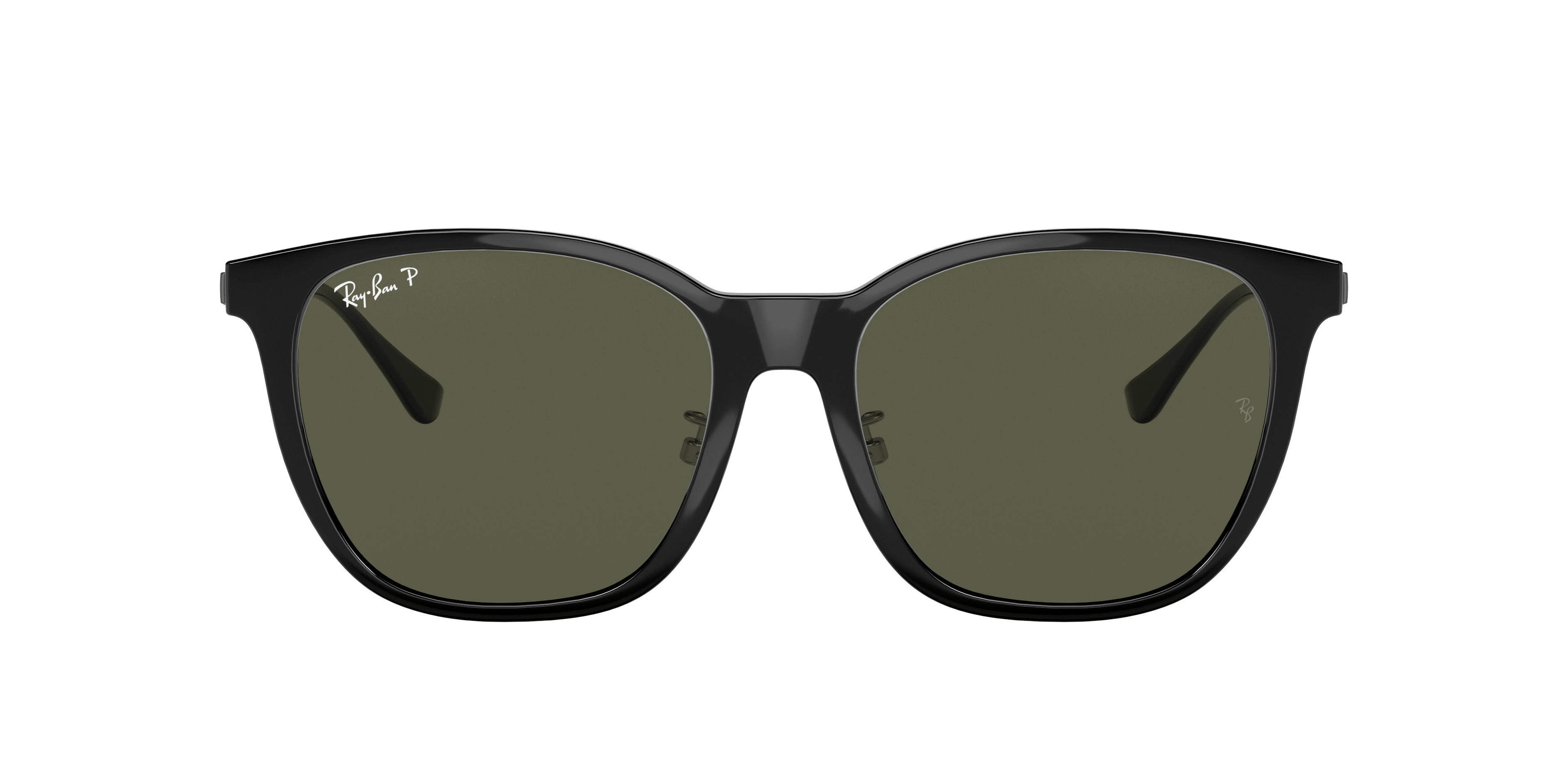 Ray-Ban RB4333D XXL (55 - 17) with Green lenses and Black frame