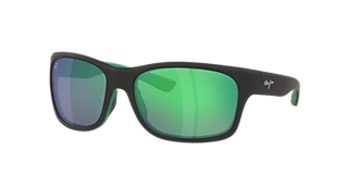 hana！ Maui Jim 766 Kanaio Coast XL (61 - 16) with Grey lenses and Black