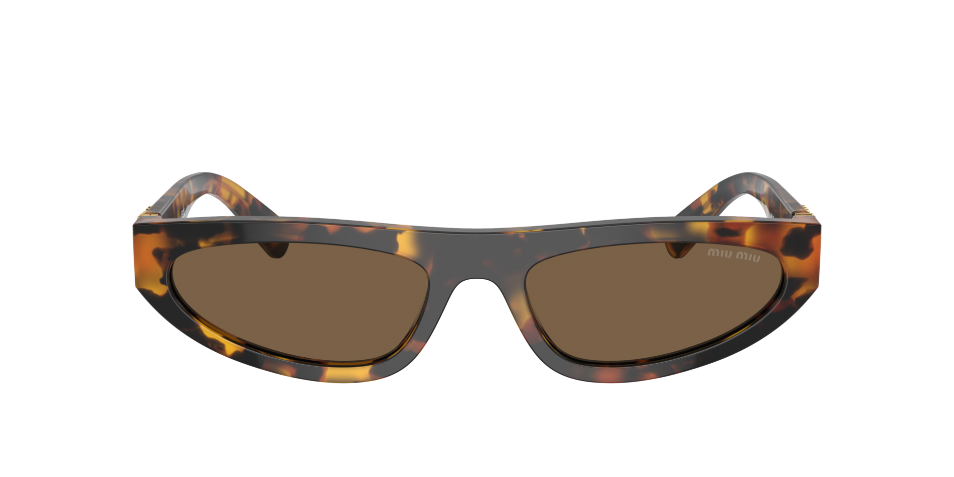 Miu Miu MU 07ZS L (56 - 19) with Brown lenses and Tortoise frame