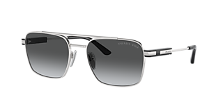 Prada PR 56YS XXL (58 - 18) with Brown lenses and Gold frame