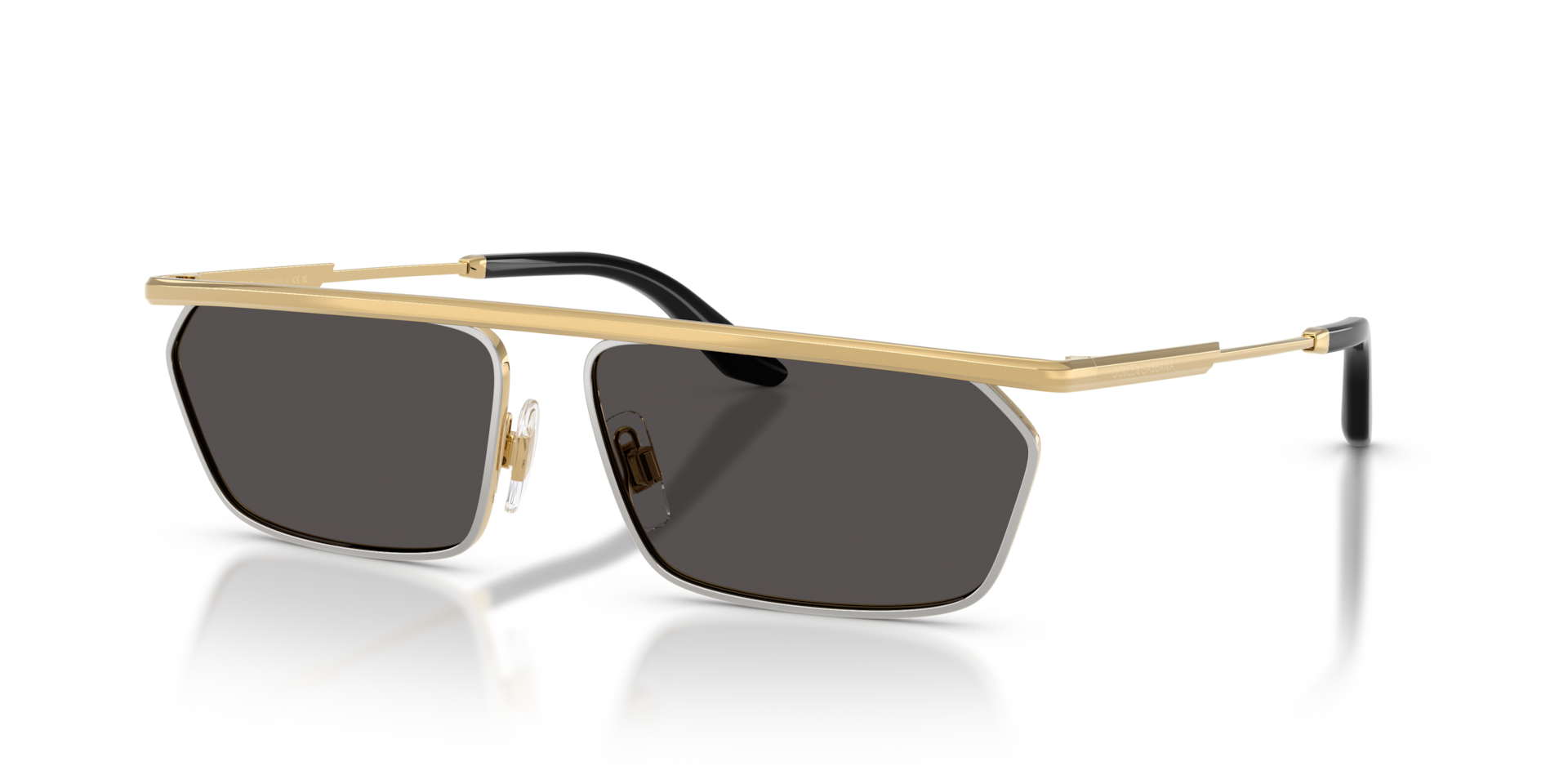 Dolce&Gabbana DG2327 XL (60 - 14) with Grey lenses and Gold frame